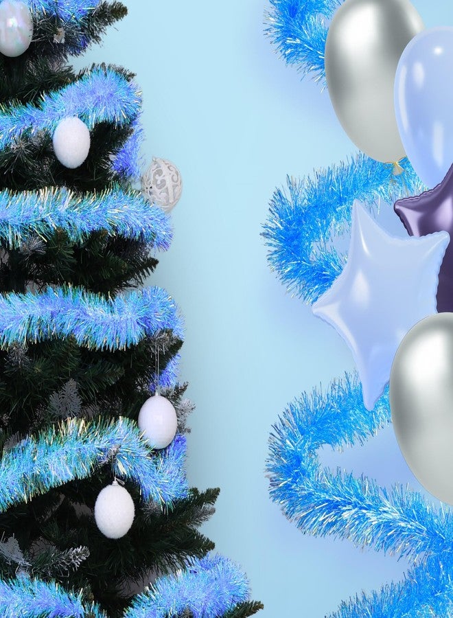 Aurorava Tinsel Garland Christmas Ornaments - Premium Polar Light Film Garlands for Decoration - Multiple Colors Reflective Christmas Party Decor - Image 2
